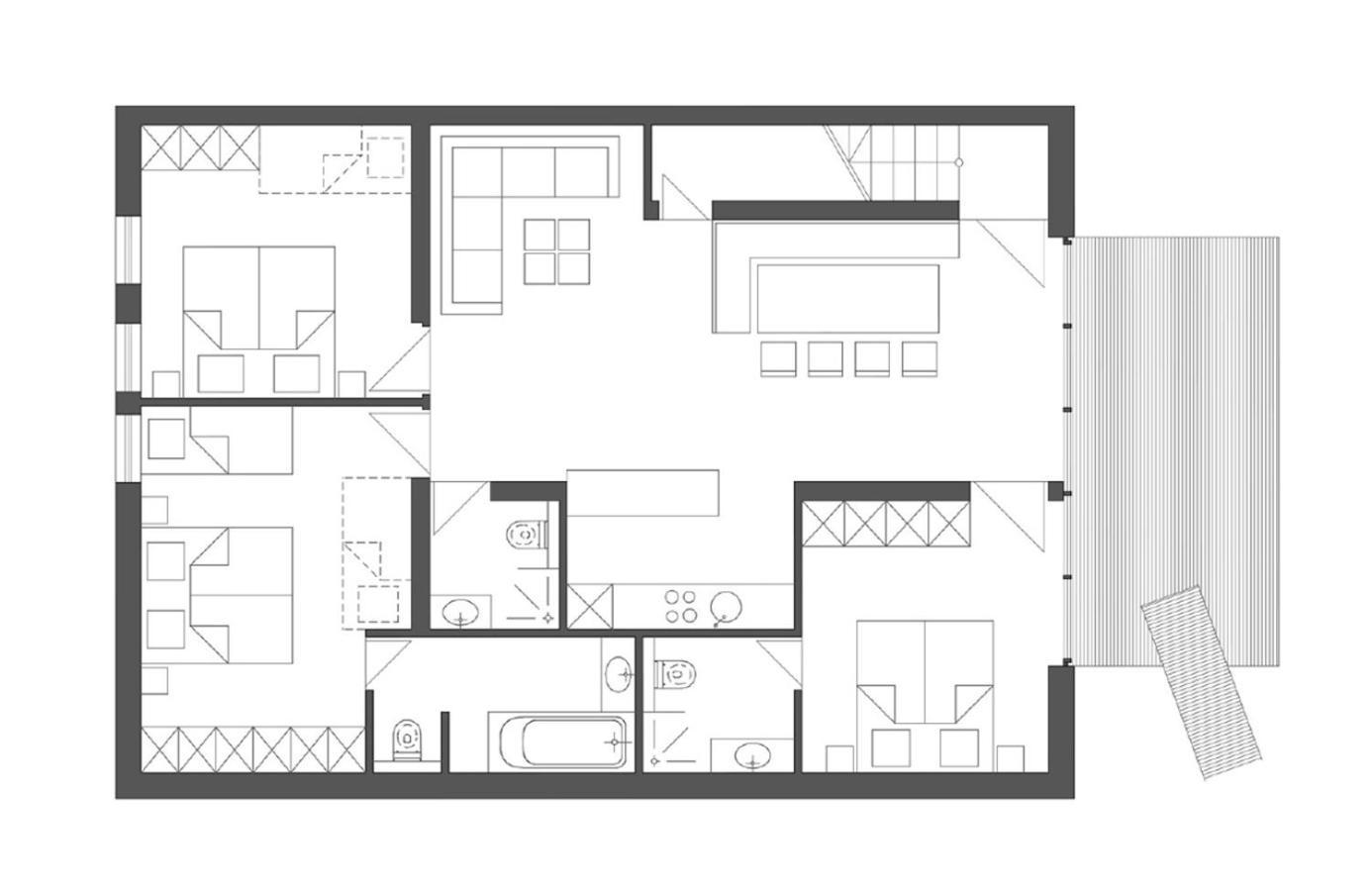 Abitare Chalets Obergurgl Rom bilde